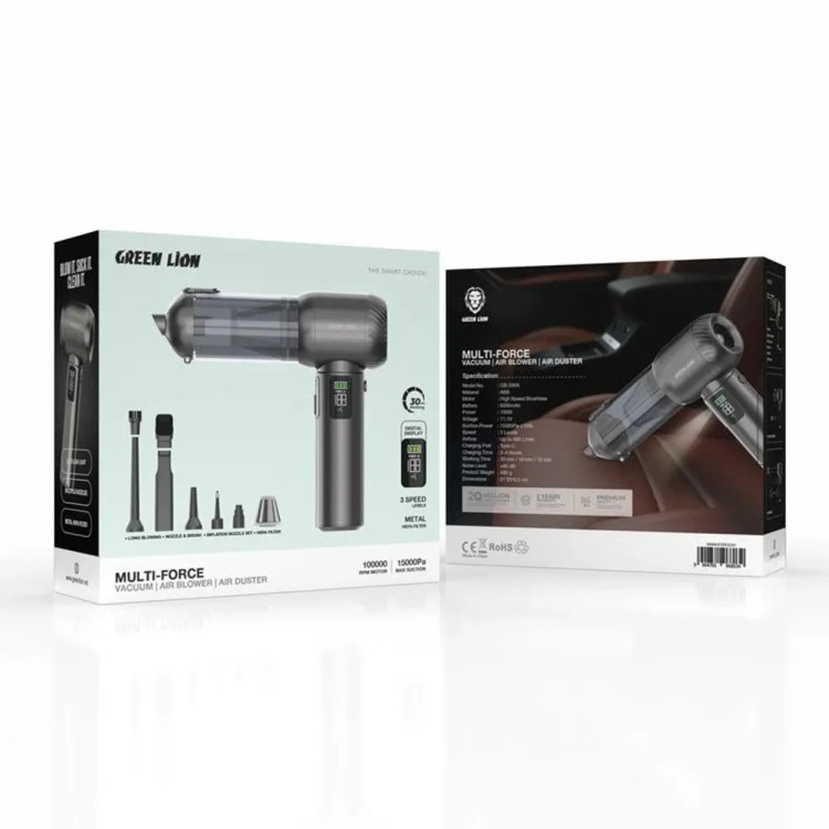 جارو شارژی دمنده و مکنده گرین لاین مدل Multi-Force GB-286X